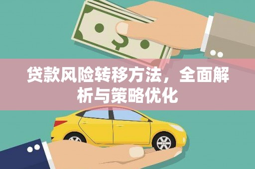 大关贷款风险转移方法，全面解析与策略优化