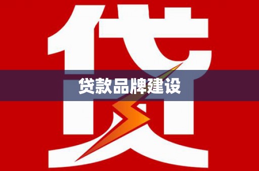 大关贷款品牌建设