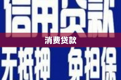 大关消费贷款