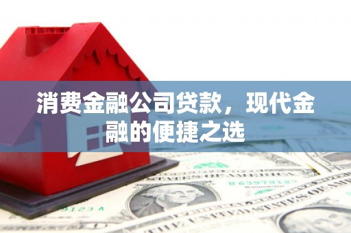大关消费金融公司贷款，现代金融的便捷之选