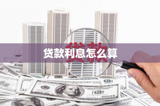 大关贷款利息怎么算