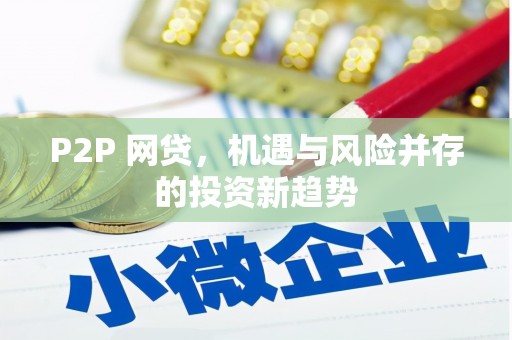 大关P2P 网贷，机遇与风险并存的投资新趋势