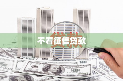 大关不看征信贷款