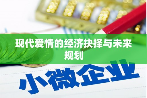 大关现代爱情的经济抉择与未来规划