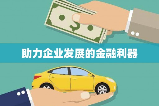 大关助力企业发展的金融利器